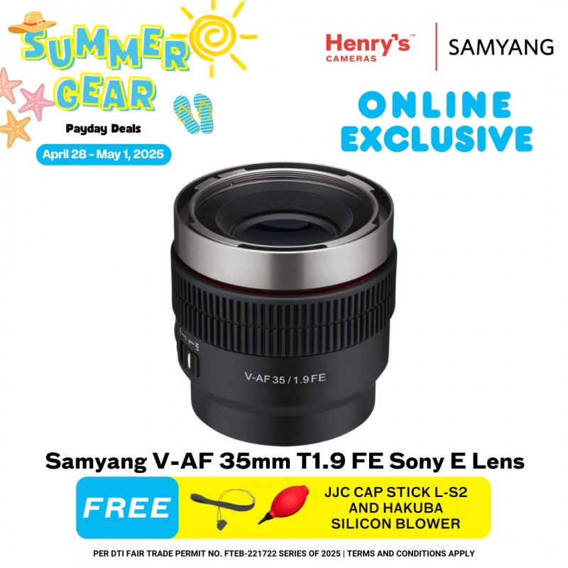 Samyang V-AF 35mm T1.9 FE Sony E Lens Samyang V-AF 35mm T1.9 FE Sony E Lens